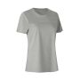 T-shirt | biologisch katoen | dames - Lichtgrijs gemêleerd, S