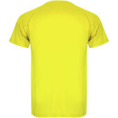 Montecarlo sportshirt met korte mouwen voor kinderen - Fluorgeel - 12