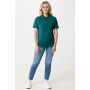 IQONIQ Yosemite gerecycled katoen pique polo, verdigris (L)