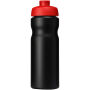 Baseline® Plus 650 ml sportfles met kanteldeksel - Zwart/Rood