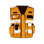 TACTICAL SAFETY VEST "BONN, ORANGE, XXL/4XL, KORNTEX