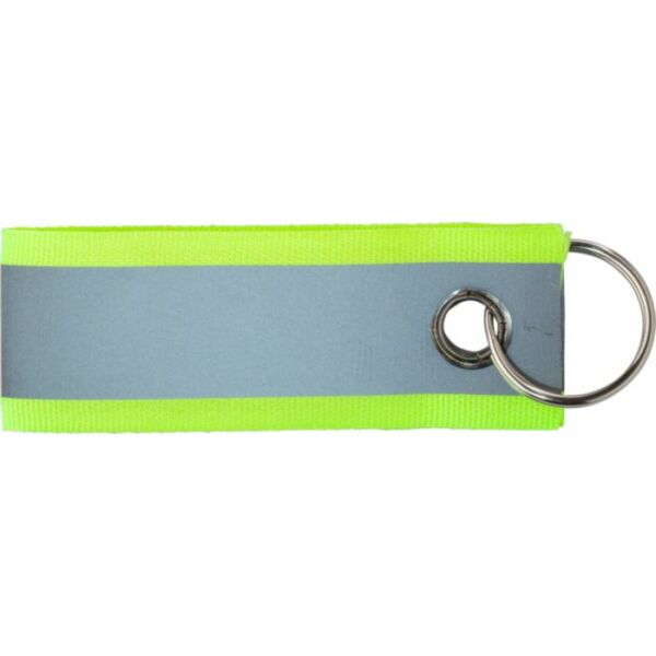 Polyester reflecterende sleutelhanger Aliyah