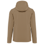 3-laags uniseks softshelljas met afneembare capuchon en mouwen Camel 5XL