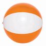 Strandbal OCEAN transparant oranje, wit