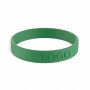 Gepersonaliseerde siliconen polsbandjes (12 mm breed)