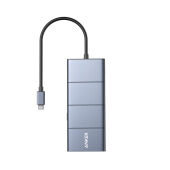 Anker PowerExpand 11-in-1 USB-C PD 10 Gbps-datahub, grijs