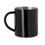 KIWAN Metalen mok dubbelwandig , inhoud 290ml - zwart