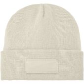 Boreas beanie met patch - Zandsteen Boreas beanie met patch - Zandsteen
