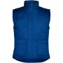 Almanzor multifunctionele werkbodywarmer met hoge kraag - Koningsblauw - S