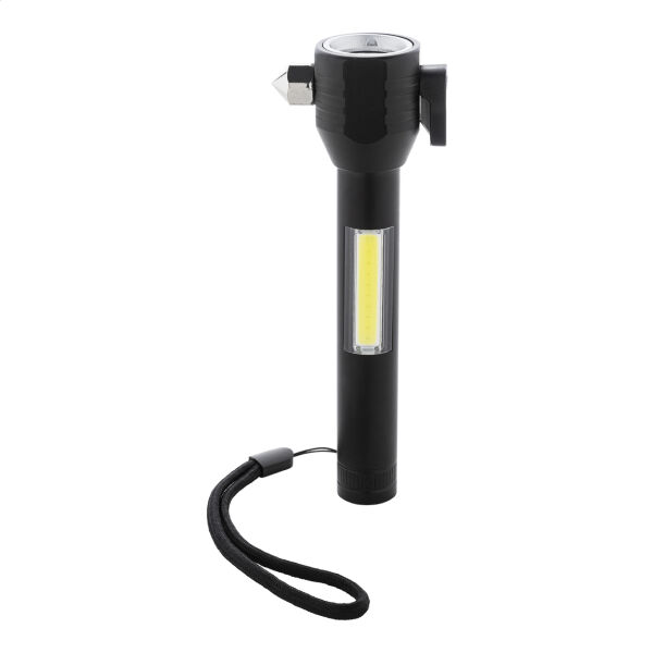Hemmerg - noodsituatie hamer zaklamp Hemmerg - noodsituatie hamer zaklamp