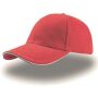 LIBERTY SANDWICH CAP, RED/WHITE, One size, ATLANTIS HEADWEAR