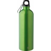 Gerecyclede roestvrijstalen enkelwandige fles (750 ml) Emeric lichtgroen