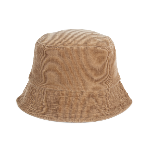 Ecologische uniseks ribfluwelen hoed Dark camel L/XL Ecologische uniseks ribfluwelen hoed Dark camel L/XL