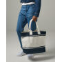 Canvas Deck Bag - Navy/Off White - One Size