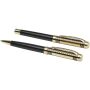 Legato set met balpen en rollerbalpen (blauwe inkt) - Goud