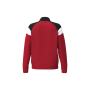 Uniseks trainingsjasje met rits Sporty Red / Black 4XL