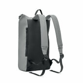 BRIGHT ROLLPACK - Reflecterende rolltop rugzak - Mat Zilver