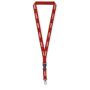 Afneembare polyester lanyard met reflectives Afneembare polyester lanyard met reflectives