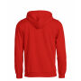 Basic Hoody Sweater Red 4XL