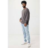 Iqoniq Kruger gerecycled katoen relaxed sweater, antraciet (XS)