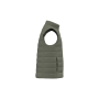 Duurzame gewatteerde herenbodywarmer Organic Khaki S Duurzame gewatteerde herenbodywarmer Organic Khaki S