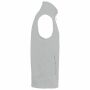 Ecologische uniseks bodywarmer van microfleece snow grey XS
