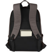 Joey 15,6 inch GRS gerecyclede canvas antidiefstal laptoprugzak 18 l - Grijs