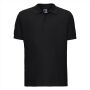 RUS Men Ultimate Cotton Polo, Black, 4XL