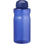 H2O Active® Eco Big Base 1 l drinkfles met tuitdeksel - Blauw/Blauw