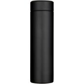 Taylor 450 ml dubbelwandige roestvrijstalen fles met theefilter - Zwart