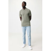 Iqoniq Yosemite gerecycled katoen pique polo, heather green (XXS)
