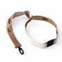 Zeefdruk lanyard van kurk en polyester