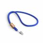 Polyester koord-keycord met bamboe plaatje