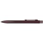 Beatriz balpen van gerecycled messing (blauwe inkt) - Bordeaux rood