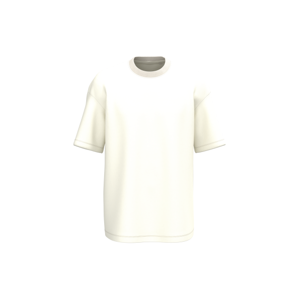 Ecologisch oversized heren T-shirt Ivory XXL Ecologisch oversized heren T-shirt Ivory XXL