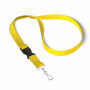 Afneembare polyester lanyard in Pantone-kleur met zeefdruk en J-haak Afneembare polyester lanyard in Pantone-kleur met zeefdruk en J-haak