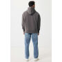 IQONIQ Yoho gerecycled katoen relaxed hoodie, antraciet (XS)