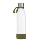 oijfgroen, zilver, wit