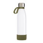 Fles RETUMBLER-TOULON GLASS - oijfgroen, zilver, wit Fles RETUMBLER-TOULON GLASS - oijfgroen, zilver, wit