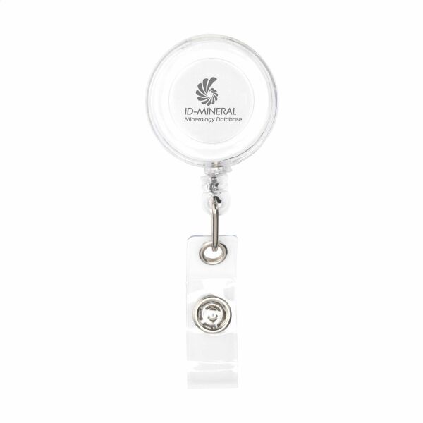 BadgeClip Badgehalter - transparent weiß BadgeClip Badgehalter - transparent weiß