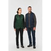 Gilet polykatoen multizakken Forest Green S
