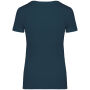 Ecologisch dames T-shirt Peacock Blue XXL