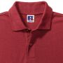 RUS Hardwearing Polycotton Polo, Bright Red, XS