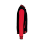 College jacket unisex Black / Red 3XL