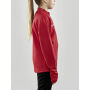 EVOLVE HALFZIP JR BRIGHT RED 122/128