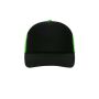 5 Panel Retro Mesh Cap black/neon green one size