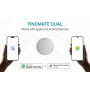 Findmate Dual RCS gerecycled plastic item finder IPX5, wit