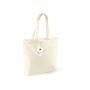 ORGANIC COTTON SHOPPER, NATURAL, One size, WESTFORD MILL