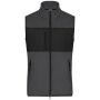 Men's Fleece Vest dark-melange/black XXL