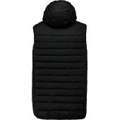 Bodywarmer met capuchon volwassene Black XS